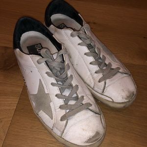 Golden Goose distressed superstar sneakers